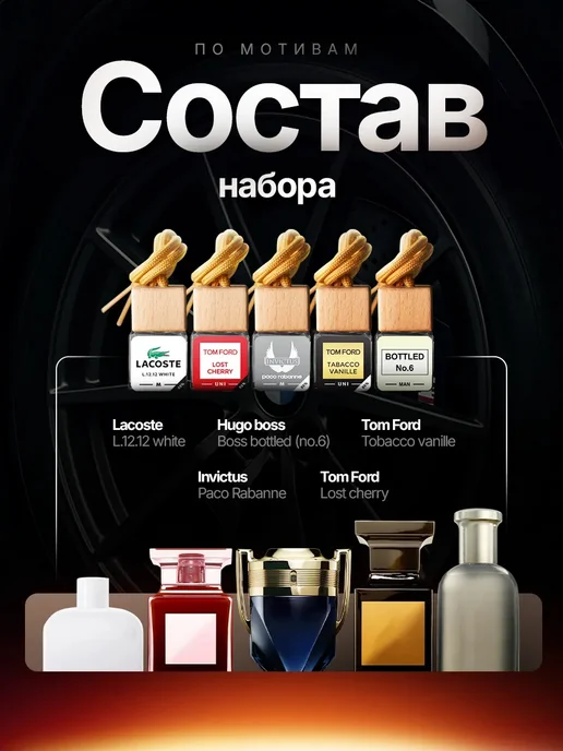 Пахнет и Точка Подарочный набор ароматизаторов в машину - Авто парфюм, вариант, фото 3