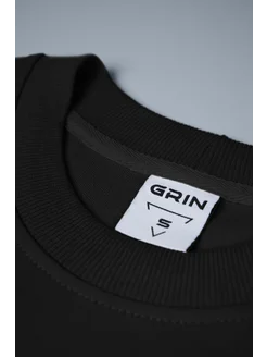 Футболка оверсайз однотонная хлопок модная "GRIN" 237031003 купить за 731 ₽ в интернет-магазине Wildberries