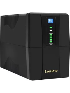 ИБП ExeGate Power Back BNB-1000.LED.AVR.2SH.RJ.USB <1000VA/5 Exegate 237031390 купить за 5 965 ₽ в интернет-магазине Wildberries