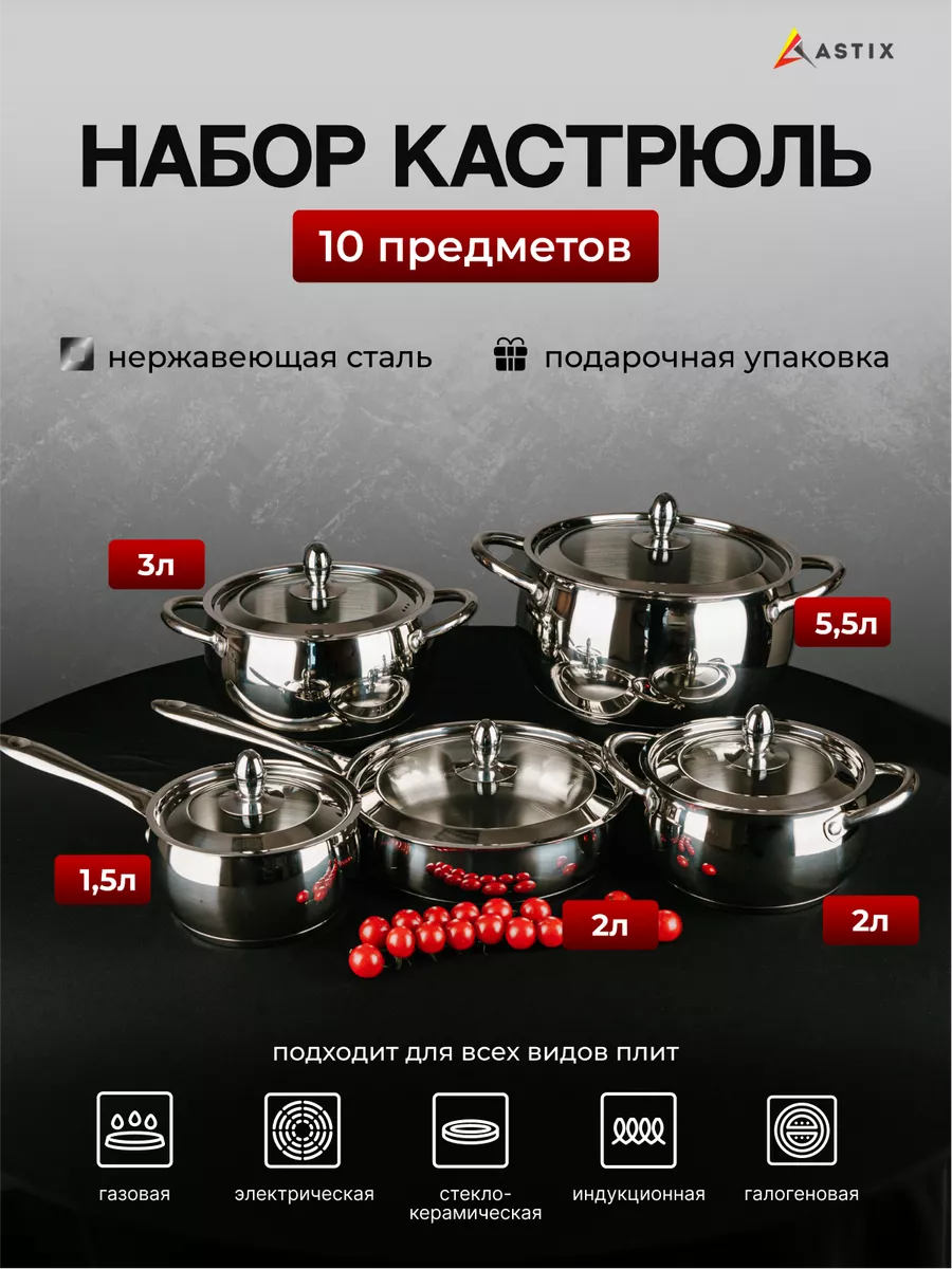 Набор кастрюль со...