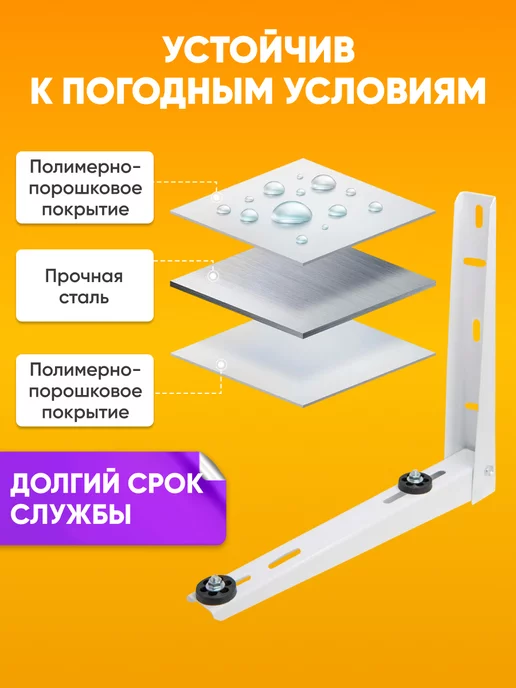ABStore Кронштейн для кондиционера и сплит-системы, вариант, фото 3