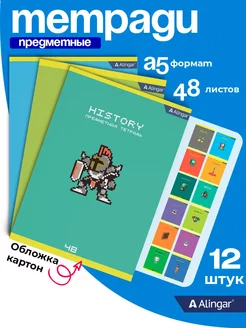 Предметные тетради 48л, 12 предметов Alingar 237075896 купить за 405 ₽ в интернет-магазине Wildberries