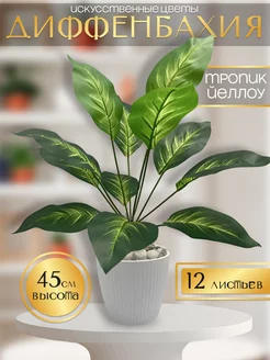 Диффенбахия искусственная tropic yellow GromoMol Flowers 237086419 купить за 351 ₽ в интернет-магазине Wildberries