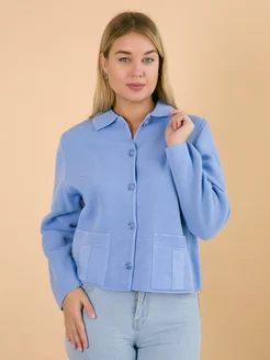 Кофта укороченная пиджак на пуговицах IGLENA 237105233 купить за 1 680 ₽ в интернет‑магазине Wildberries