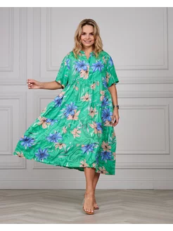 Платье на лето из хлопка MALIYA 237117669 купить за 2 967 ₽ в интернет-магазине Wildberries
