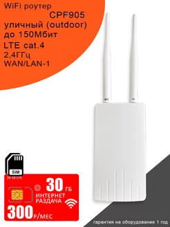 WiFi Роутер CPF905 I интернет и раздача 30ГБ за 300 OLAX 237119474 купить за 2 795 ₽ в интернет-магазине Wildberries