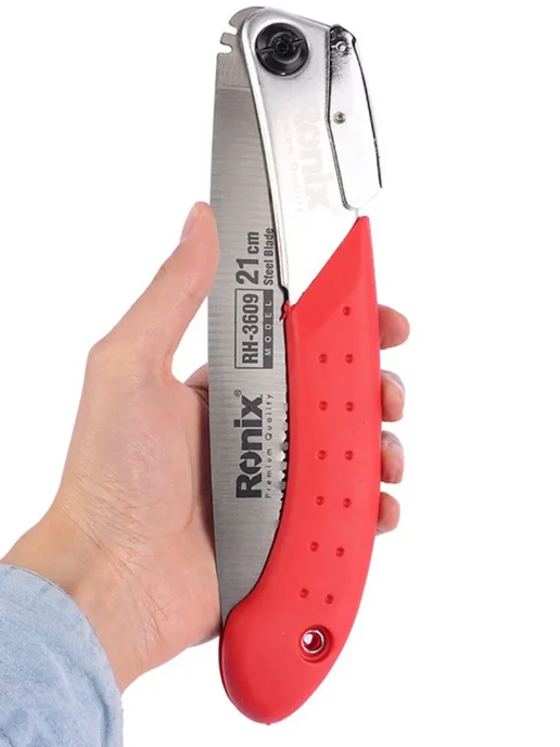 Ronix tools Пила ручная по дереву садовая складная, красный, фото 6