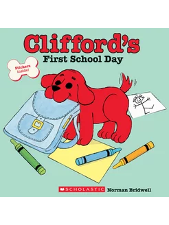 Clifford's First School Day Книга на Английском