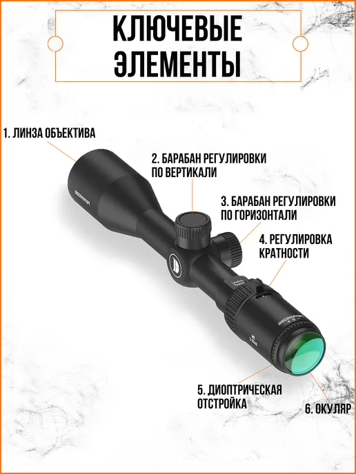 DiscoveryOPT Оптический прицел для оружия DISCOVERY MS 3-9X40AC (weaver), вариант, фото 3
