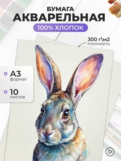 Бумага для акварели 100% хлопок А3 10 л 300 г м2 Dark Note 237147778 купить за 721 ₽ в интернет-магазине Wildberries