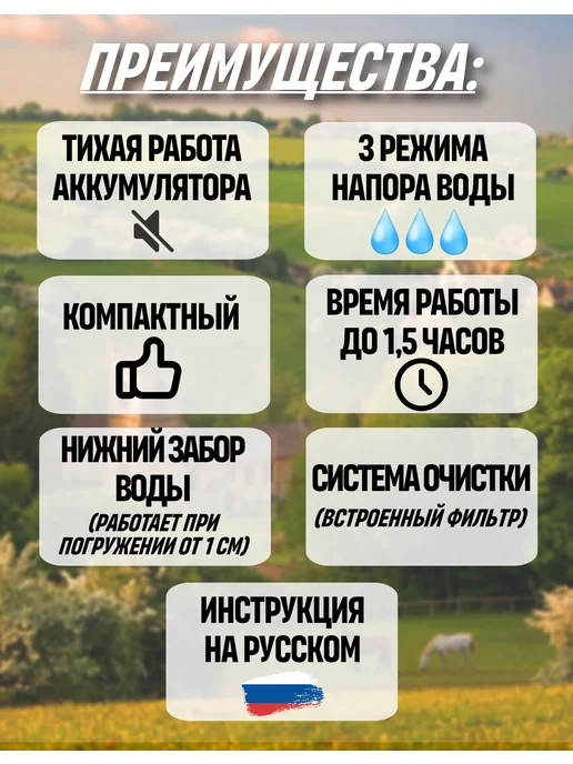 FreShower Портативный душ походный аккумуляторный, вариант, фото 5