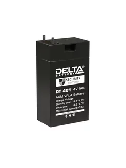 Батарея DELTA Battery DT 401, 4 В, 1 Ач DELTA Battery 237233501 купить за 293 ₽ в интернет-магазине Wildberries