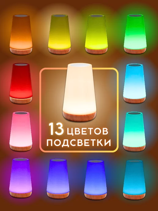 ARTHOME. Ночник детский для сна светильник, белый, фото 2