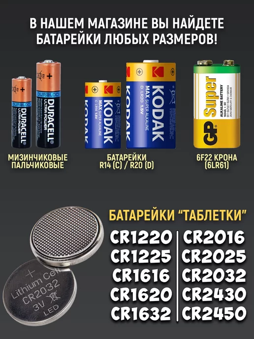GoPower Аккумуляторные батарейки мизинчиковые AAA HR3 1.2v 400mAh, 400 мАч, фото 3
