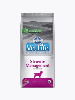 Vet Life Struvite Management корм для собак сухой, 2 кг