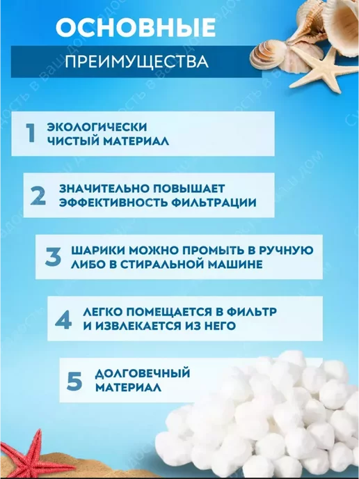 Наполнитель INTEX 29045 Fiber Ball для песчаных фильтров, вариант, фото 3