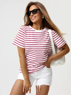 Футболка тельняшка IVCREATIVE 237261824 купить за 872 ₽ в интернет-магазине Wildberries