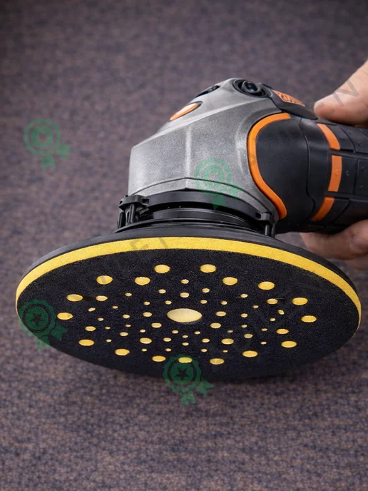 TILFLEX Мягкая защитная подложка для шлифмашины VELCRO 5 мм 150 мм, черный, фото 3
