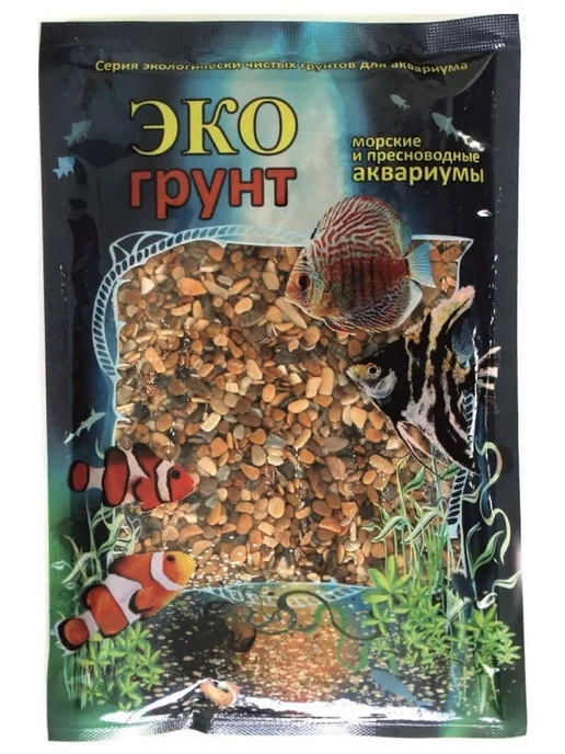 Экогрунт Грунт для аквариума Каспий галька № 1, 2 - 4 мм 3,5 кг, 3,5 кг, фото 2