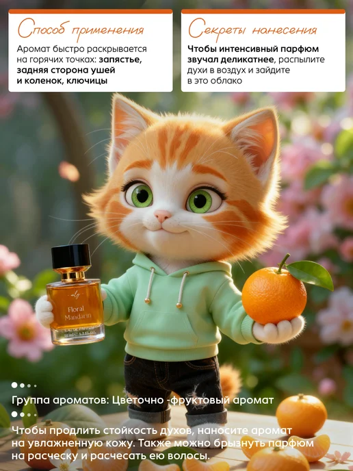 JUNGLEWATER Цветочный мандарин Floral mandarin духи 50 мл, 50 мл, фото 4