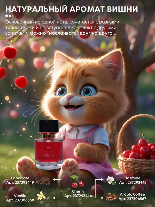 JUNGLEWATER Вишня Cherry моноаромат духи 50 мл, 50 мл, фото 2