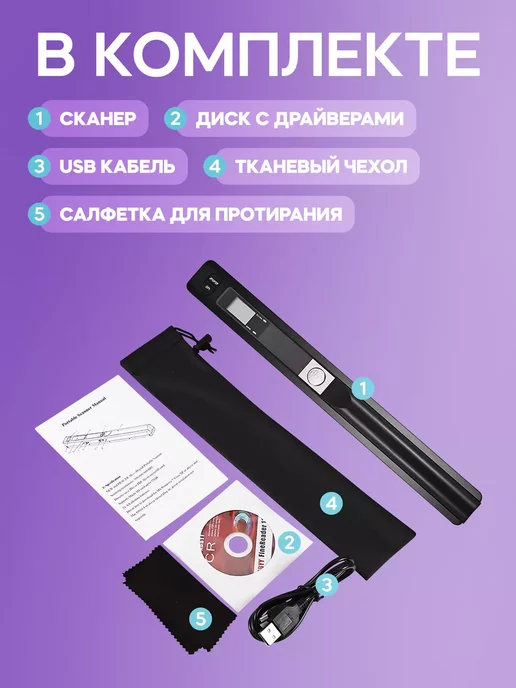 Плюмс Портативный ручной сканер PhotoScan, вариант, фото 5