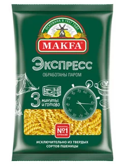 Макаронные изделия Makfa спиральки экспресс 400г 237296338 купить за 129 ₽ в интернет-магазине Wildberries