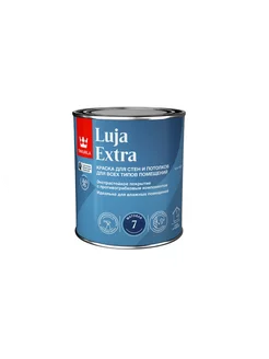 Краска для влажных помещений Luja Extra 7, База С, 0,9л Tikkurila 237361025 купить за 1 453 ₽ в интернет-магазине Wildberries