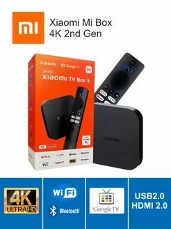 Смарт ТВ приставка Xiaomi Mi Box S 4K 2nd Gen, WiFi Mi 237377446 купить за 3 866 ₽ в интернет-магазине Wildberries