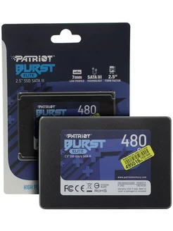 SSD накопитель 2.5" Burst Elite 480 Гб PBE480GS25SSDR