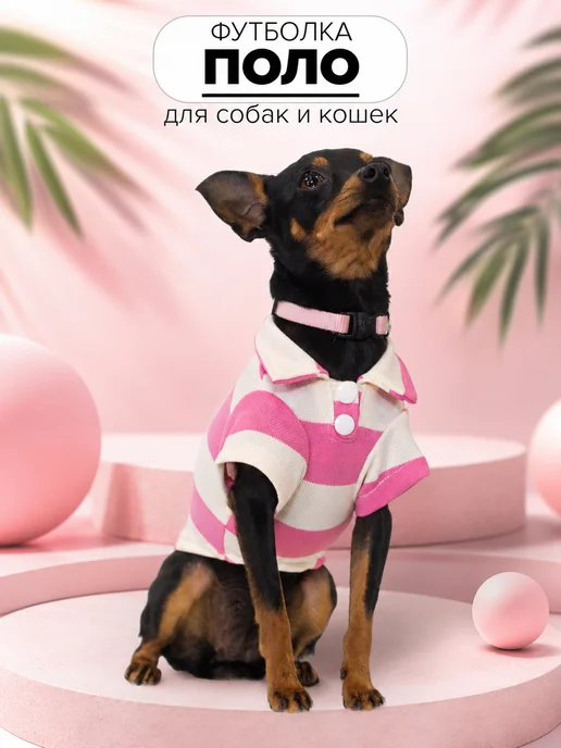 Petleader Футболка поло для собак и кошек, вариант