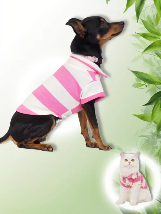 Petleader Футболка поло для собак и кошек, вариант, фото 2