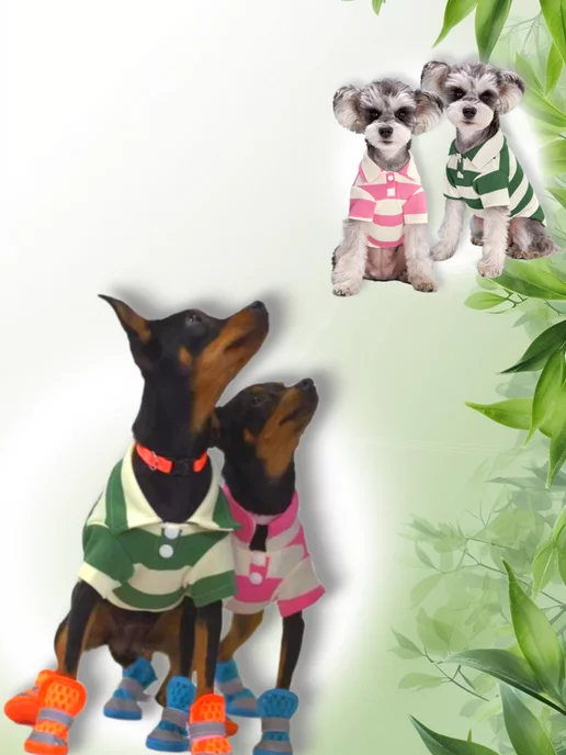 Petleader Футболка поло для собак и кошек, вариант, фото 4