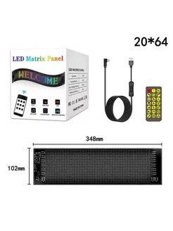 LED светодиодный гибкий экран 10х35