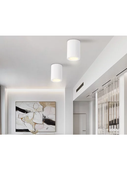 AMBRELLA LIGHT Точечный светильник накладной спот для кухни GU10, белый, фото 6