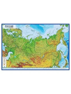 Карта настенная Россия. Физическая 1 8,5М 101х70 см