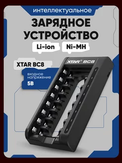 Зарядное устройство для батареек АА, ААА Li-ion, Ni-Mh Xtar 237494354 купить за 1 719 ₽ в интернет-магазине Wildberries