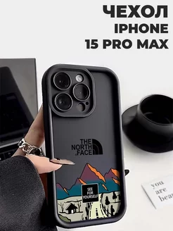 Чехол the north face для айфон iphone 15 pro max