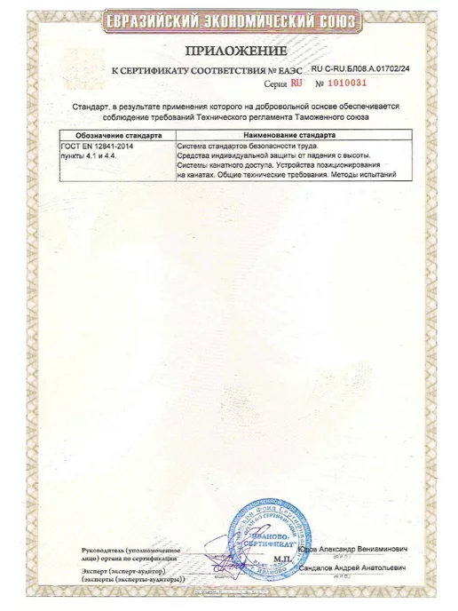 Орион Альп Спусковое устройство "Беркут" левый, оранжевый, фото 5