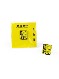 Значок металлический MGMT Little Pins 237564802 купить за 650 ₽ в интернет-магазине Wildberries