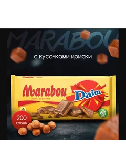 Шоколад Marabou с кусочками хрустящей карамели Daim 200 гр Marabou 237567981 купить за 542 ₽ в интернет-магазине Wildberries