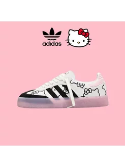 Кроссовки спортивные молодежные Samba hello kitty