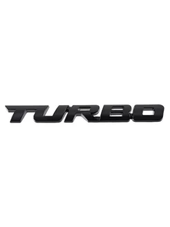 Шильдик металлическая наклейка TURBO на автомобиль