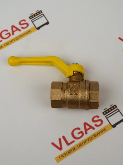 Vlgas Газовый шаровый кран 3 4 дюйма (20мм) рычаг гайка гайка, вариант, фото 2