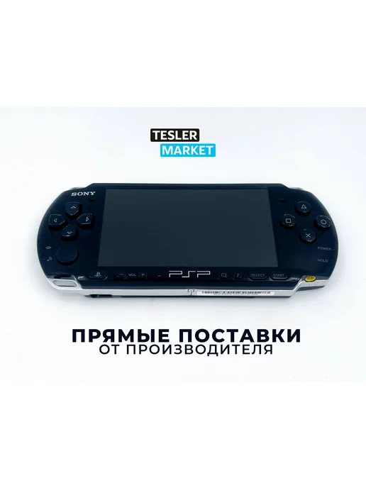 SONY Новые PSP Slim Black 3008 3006 (1000 Игр), черный, фото 2