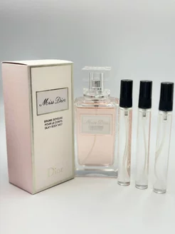 Парфюмерная вода Miss Dior Body Mist 3 отливанта, 30 мл