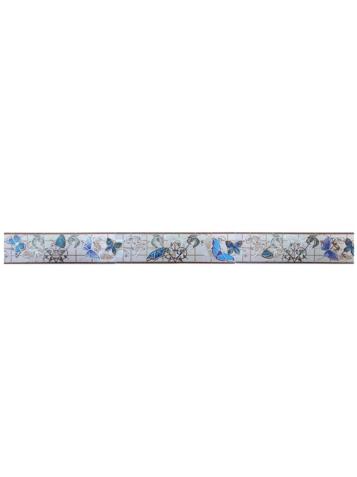 Estilker Бордюр керамический "Estilker"-6740 Бабочки 6,5х25, 6.5x25, фото 2