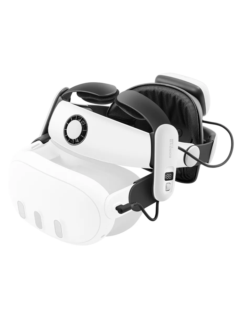 Супер ремешок BOBOVR S3 Pro с аккумулятором для Meta Quest 3