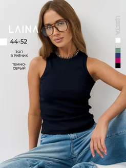 Топ под пиджак майка американка LAINA 237665323 купить за 372 ₽ в интернет-магазине Wildberries