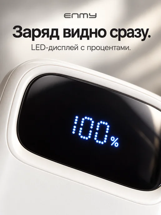 ENMY Портативный повербанк 10000 mAh мини с быстрой зарядкой, 10000 мАч, фото 8